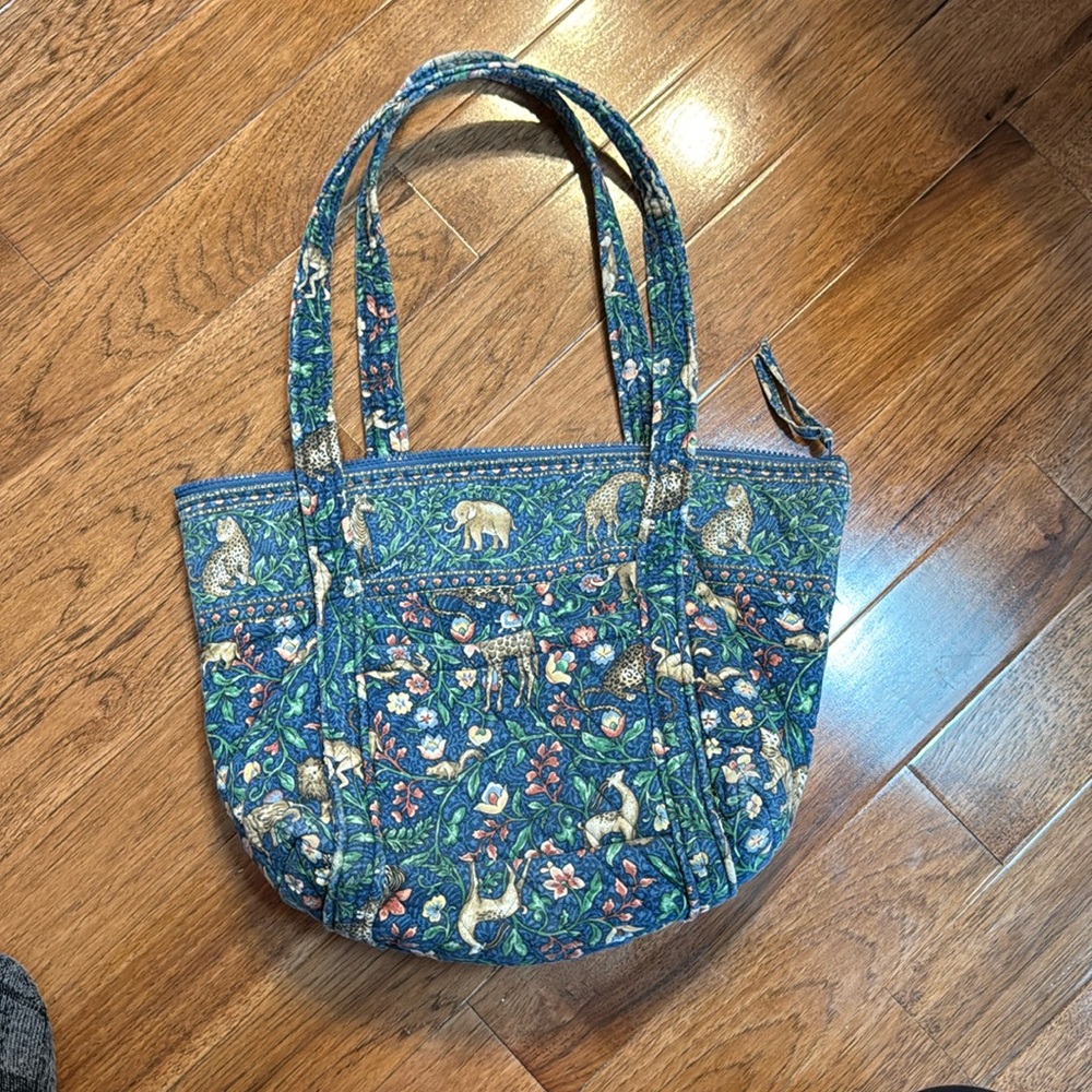 Vintage Vera Bradley Animal Kingdom Quilted Bag